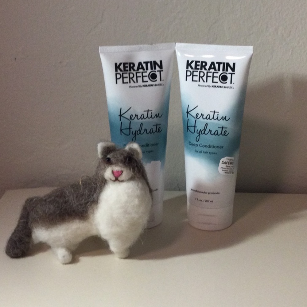 Two Tubes of  Keratin Perfect Hydrate Deep Conditioner